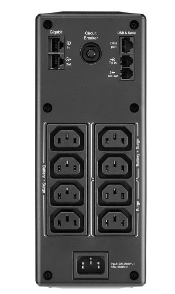 Alternative view of APC Back UPS BR1600MI 1600VA