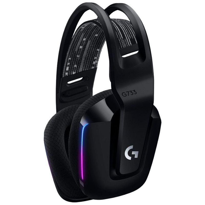 LOGITECH Wireless Headset Gaming G733 LightSpeed Black - Image 3