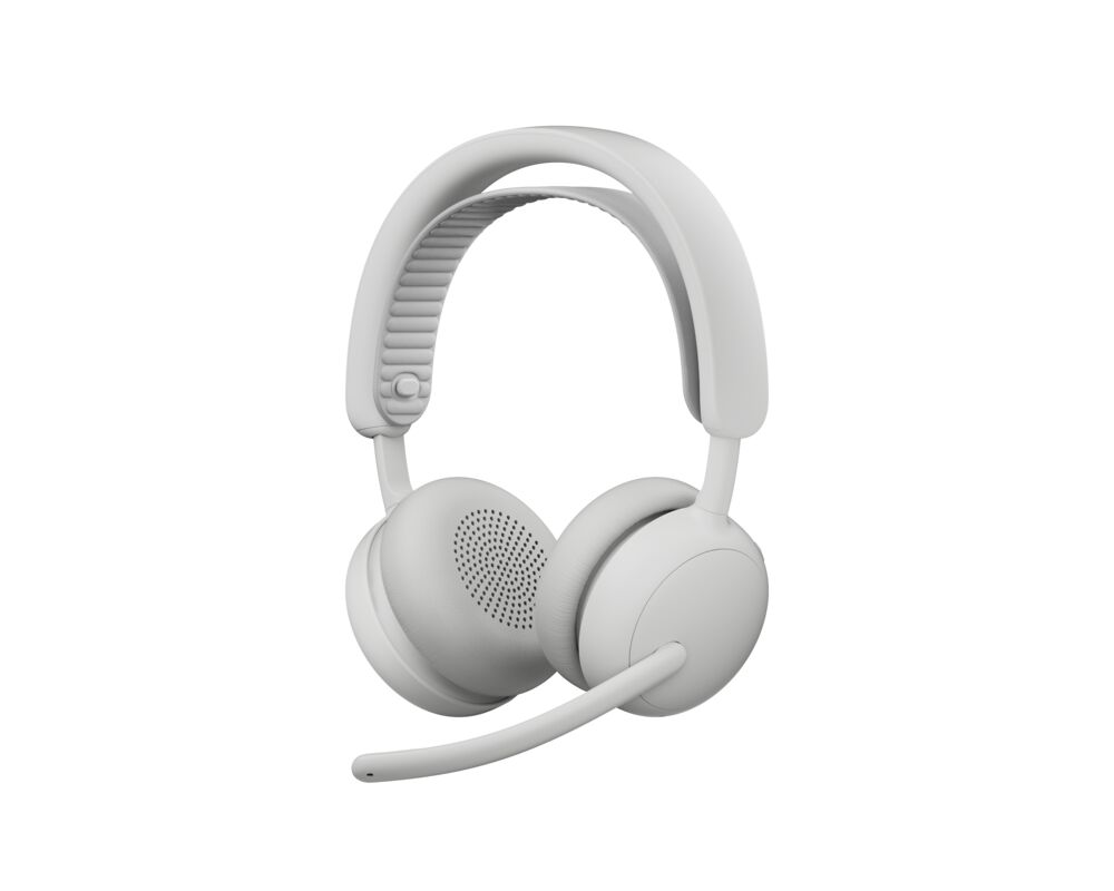 Alternative view of LOGITECH Wireless Headset Zone 2 ES White - Teams - Bluetooth/USB