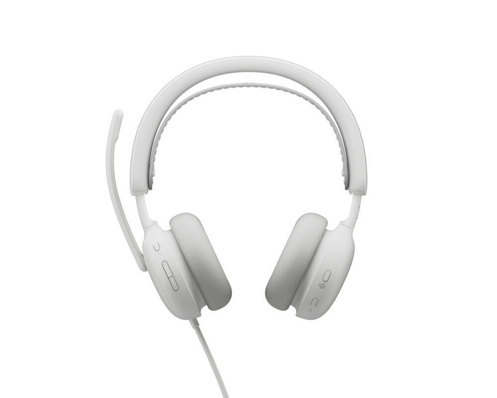 Alternative view of LOGITECH Wired Headset Zone 2 White - Teams