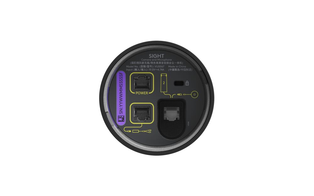 Alternative view of Logitech Tabletop Camera Sight Graphite