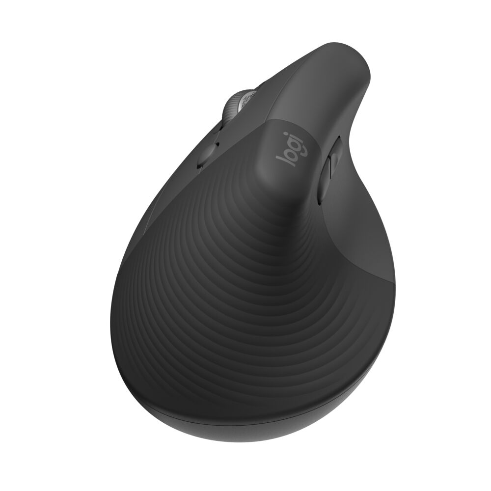 Alternative view of LOGITECH Lift Erg Mouse Graphite (Left Handed)