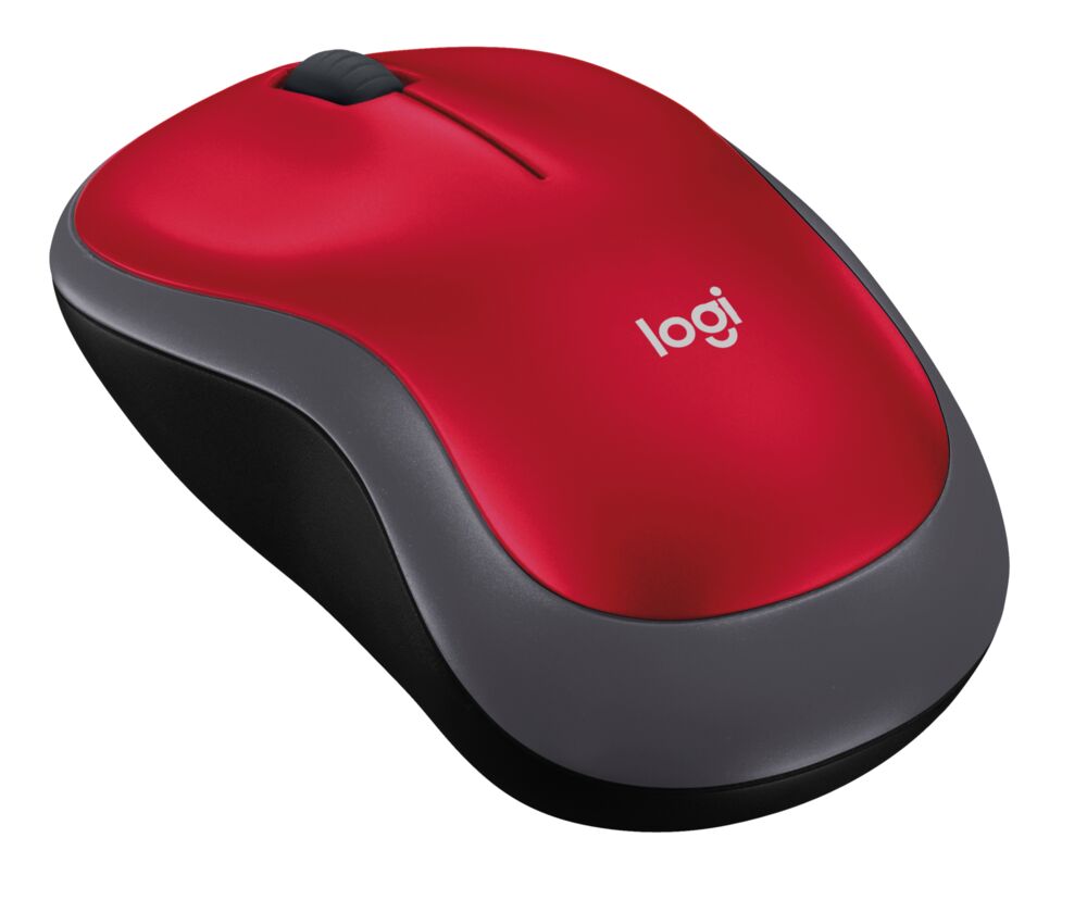 LOGITECH Mouse Wireless M185 Red - Image 4