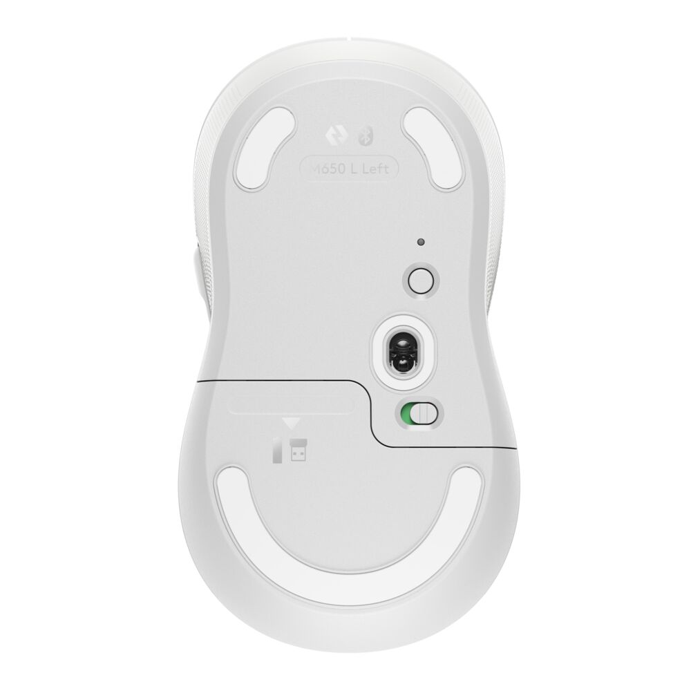 LOGITECH Mouse Wireless M650 Large White (Left Handed) - Image 4