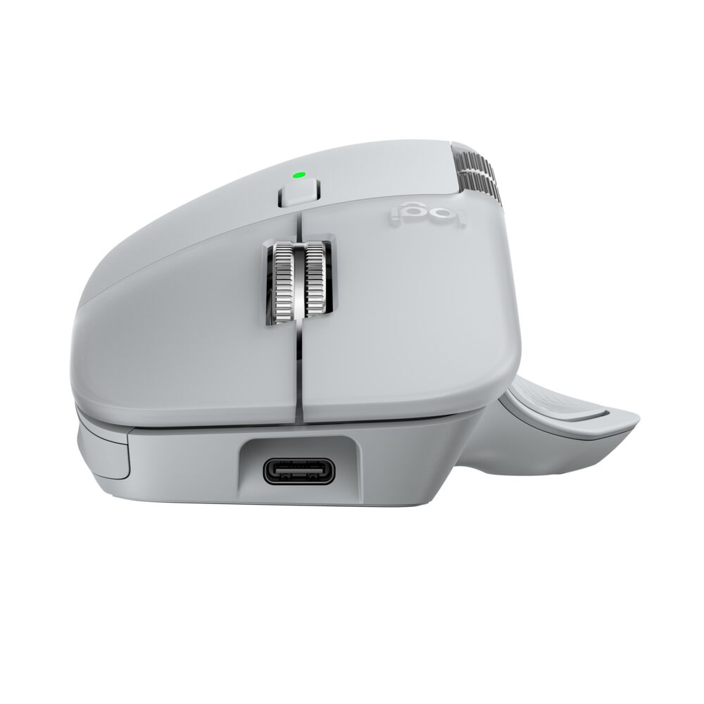 LOGITECH Mouse MX Master 4 For Mac Pale Grey - Image 4