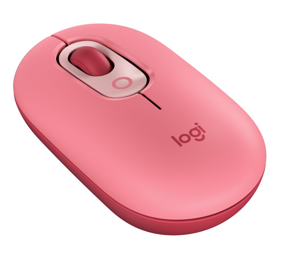 Alternative view of LOGITECH Mouse POP Wireless With Emoji Button Rose