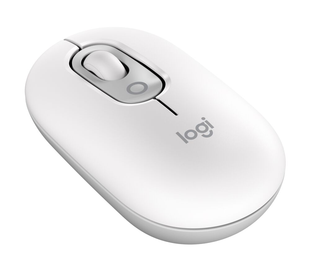 Alternative view of LOGITECH Mouse POP Wireless With Emoji Button White