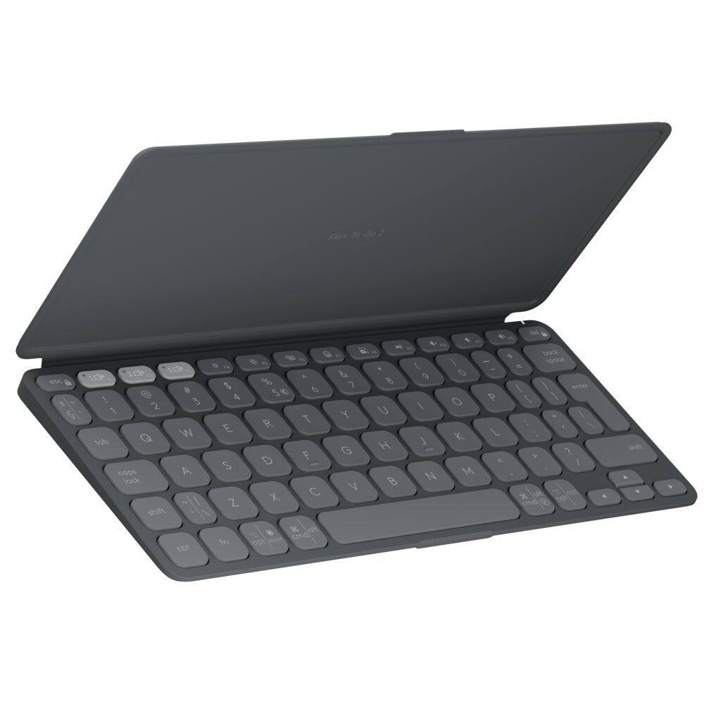 Alternative view of LOGITECH Portable Keyboard Keys-To-Go 2 Graphite