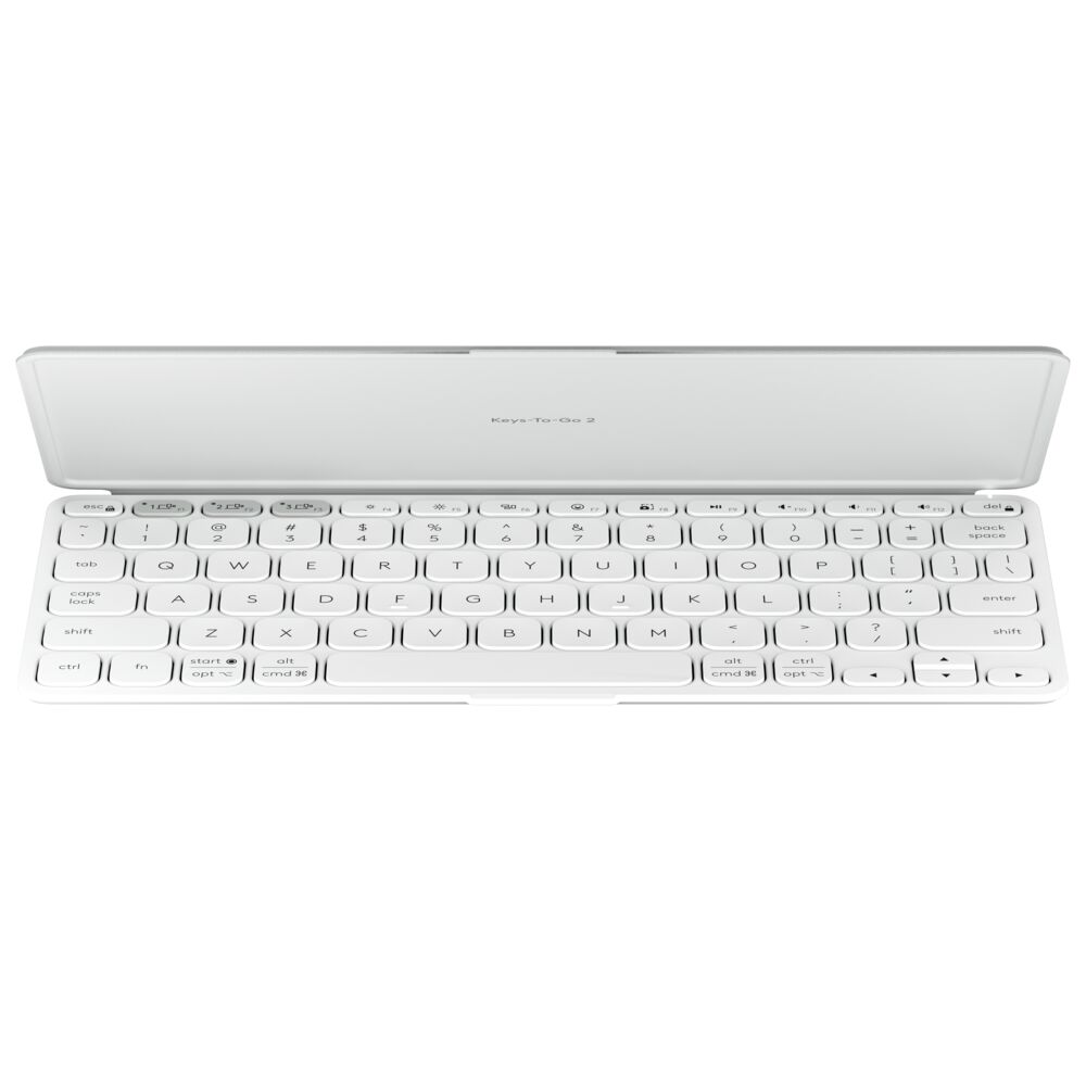 Alternative view of LOGITECH Portable Keyboard Keys-To-Go 2 White