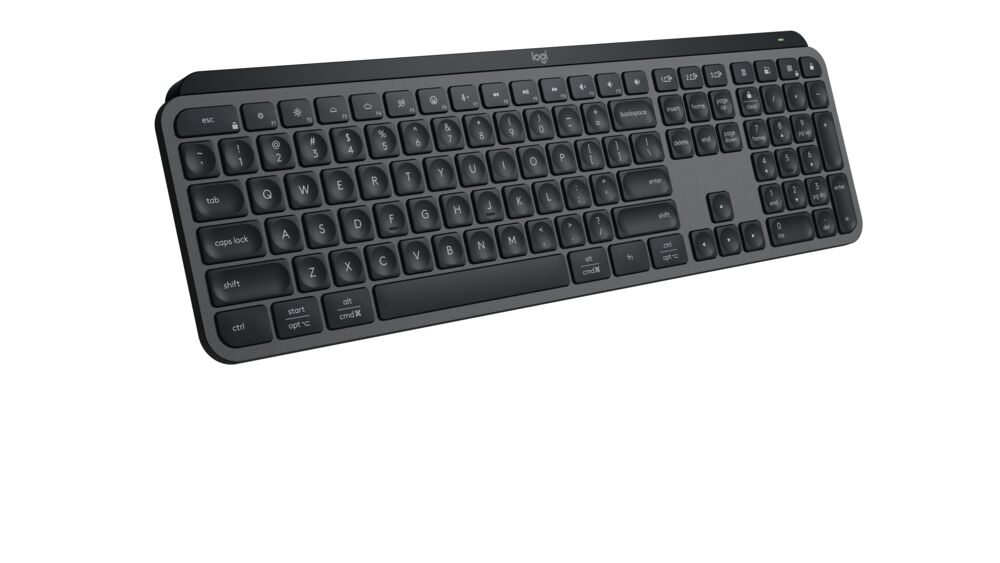 Alternative view of LOGITECH Keyboard Illuminated Wireless MxKeys S Graphite For Business