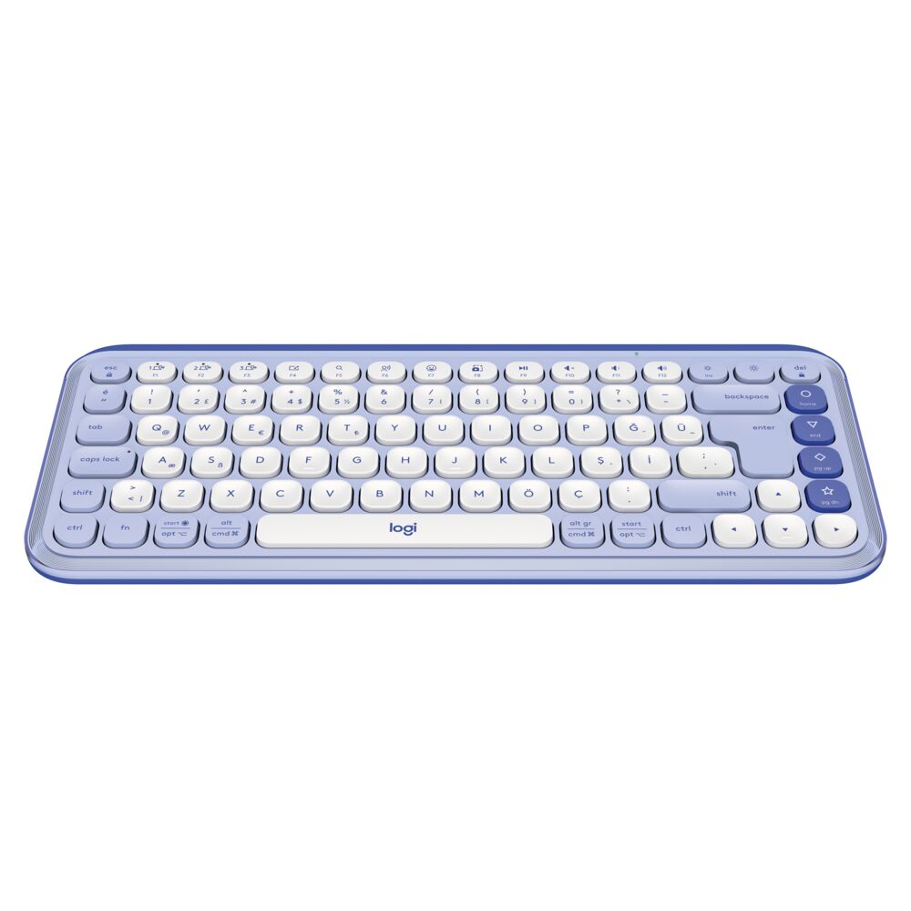 Alternative view of LOGITECH Keyboard Bluetooth POP ICON Keys Lilac