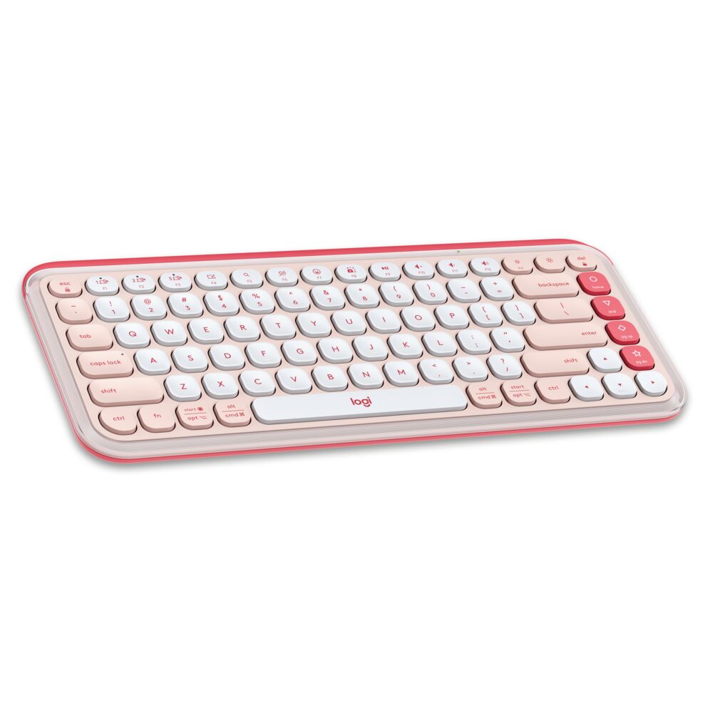 Alternative view of LOGITECH Keyboard Bluetooth POP ICON Keys Rose