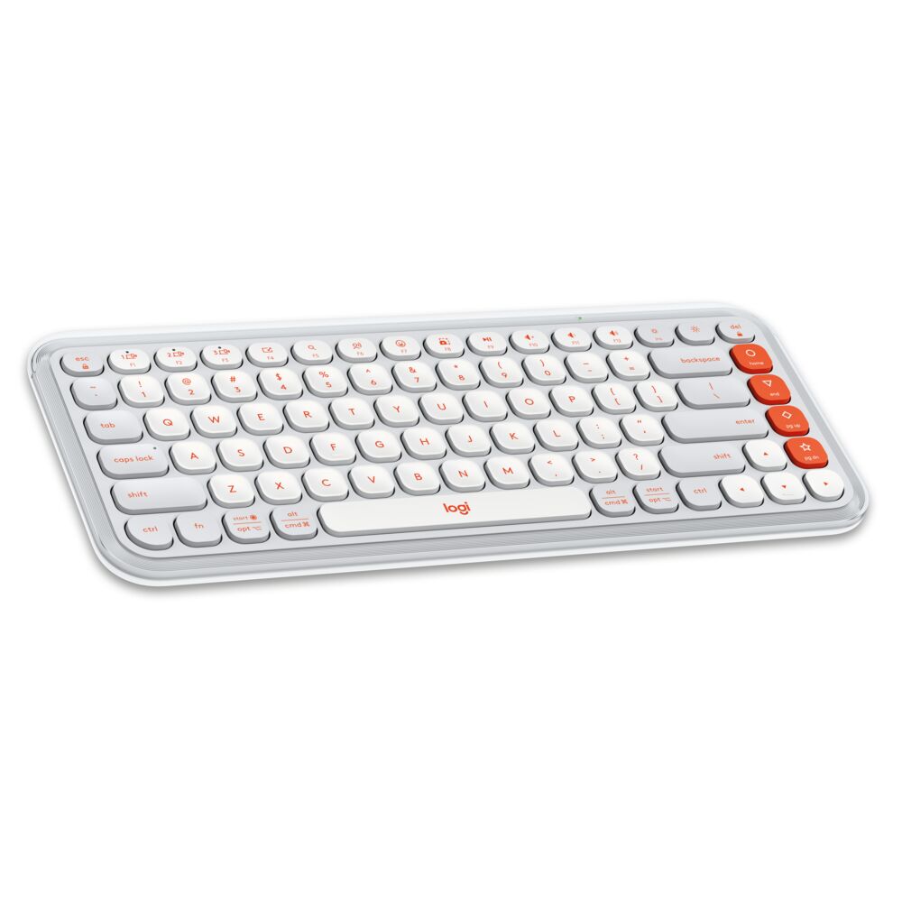Alternative view of LOGITECH Keyboard Bluetooth POP ICON Keys White