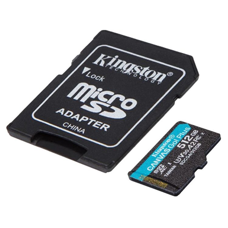 Alternative view of KINGSTON Memory Card SDCG4/512GB Canvas Go PLUS Class 10, UHS-I, U3, V30, A2