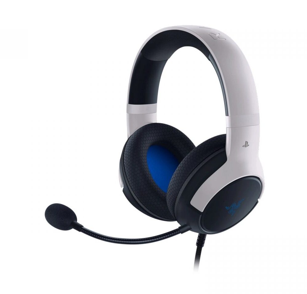 Razer KAIRA X PLAYSTATION LICENSED - 3.5mm Jack Wired Gaming Headset - PS5/PS4/PC/Switch/Mobile