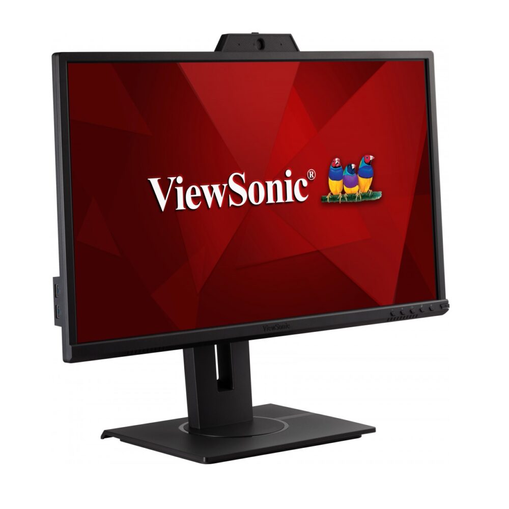 Alternative view of VIEWSONIC Monitor VG2440V 23.8'' IPS, ERGONOMIC, HDMI, DP, Speakers, Webcam