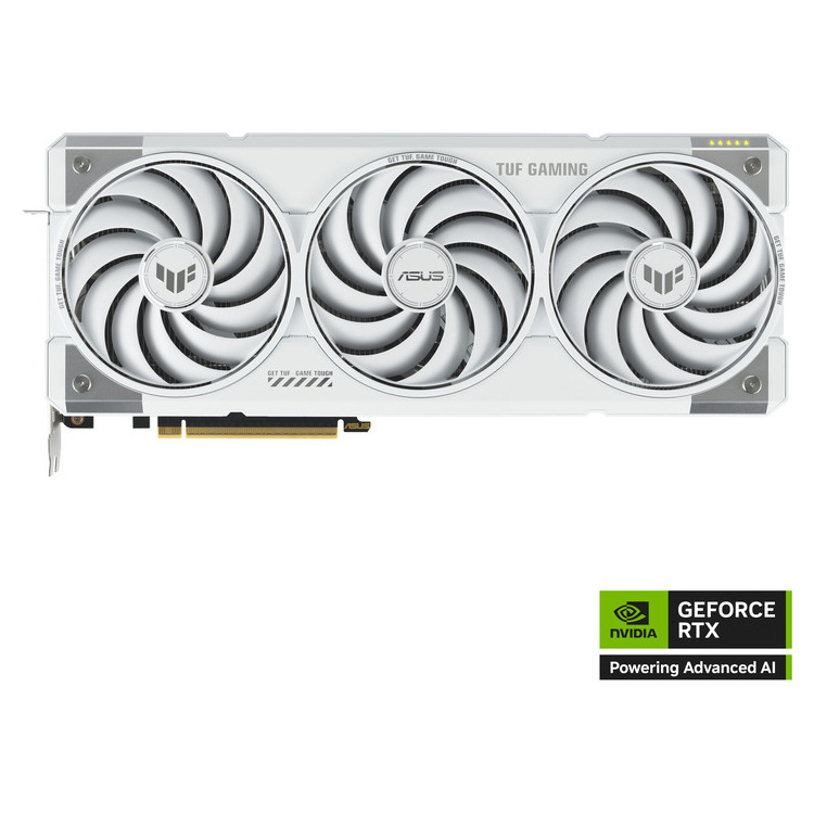 Alternative view of ASUS VGA TUF-RTX5070TI-O16G-WHITE-GAMING, 16GB GDDR7