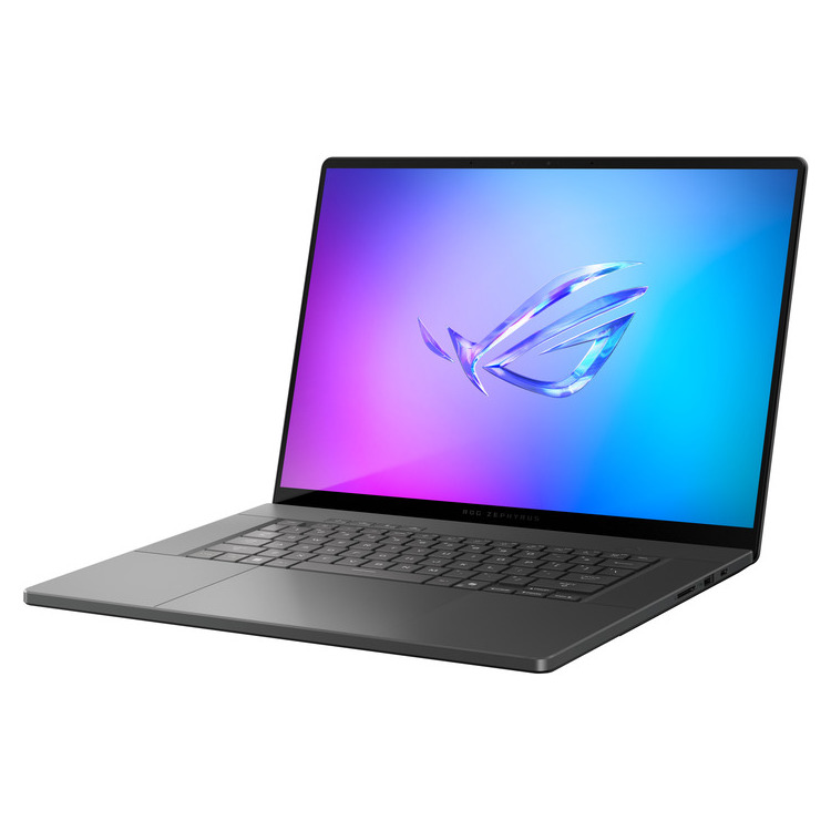 Alternative view of ASUS Laptop ROG Zephyrus G16 GU605CR-QR139X 16'' 2.5K (2560 x 1600) OLED 240Hz U9-285H/32GB/1TB SSD NVMe PCIe 4.0/NVidia GeForce RTX 5070Ti 12GB/Win 11 Pro/2Y/Eclipse Gray/With ROG Zephyrus G16 Sleeve