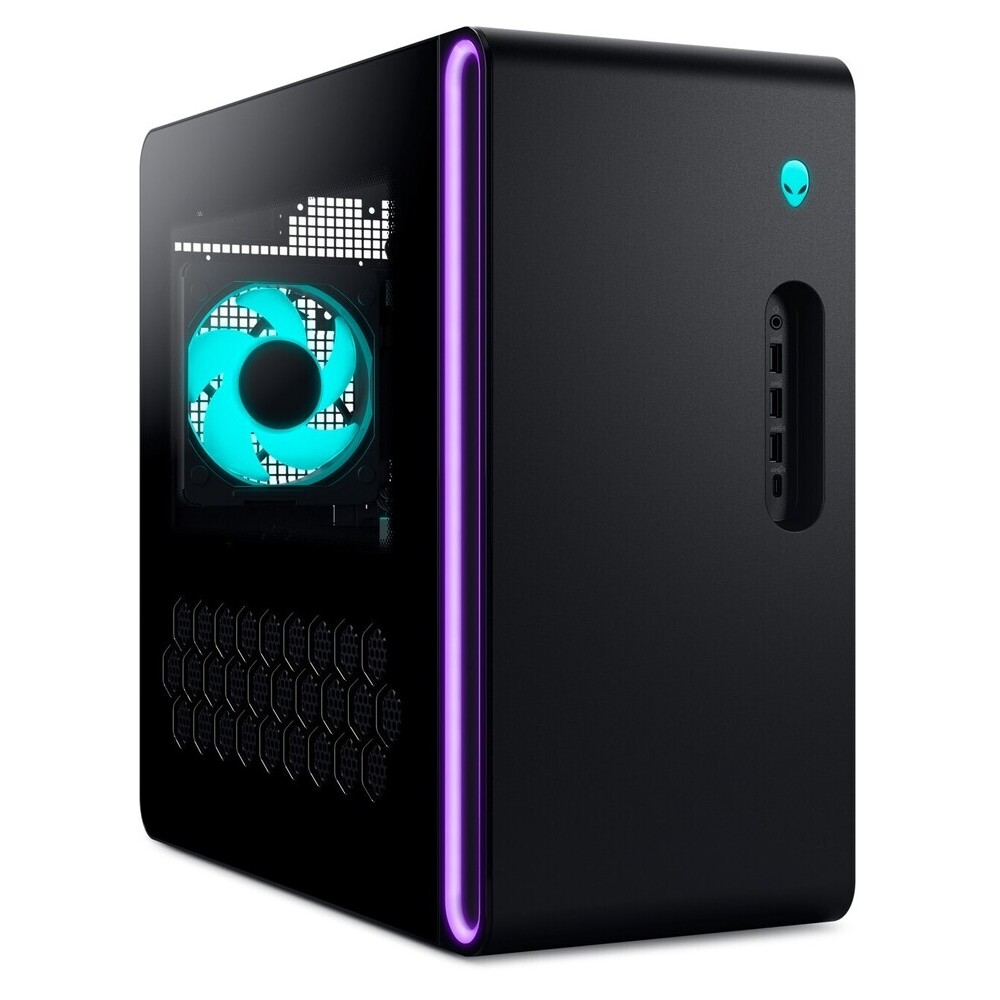 Alternative view of DELL PC Alienware Aurora ACT1250/Ultra 9-285K/64GB/1TB SSD + 2TB SSD/GeForce RTX 5080/Win 11 Pro/2Y NBD/Clear Side Panel