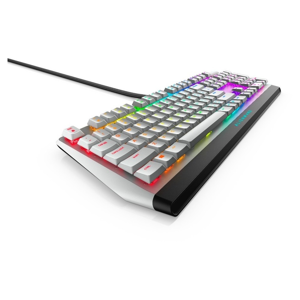 Alternative view of DELL Alienware Mechanical Gaming Keyboard Low Profile RGB - AW510K - Lunar Light