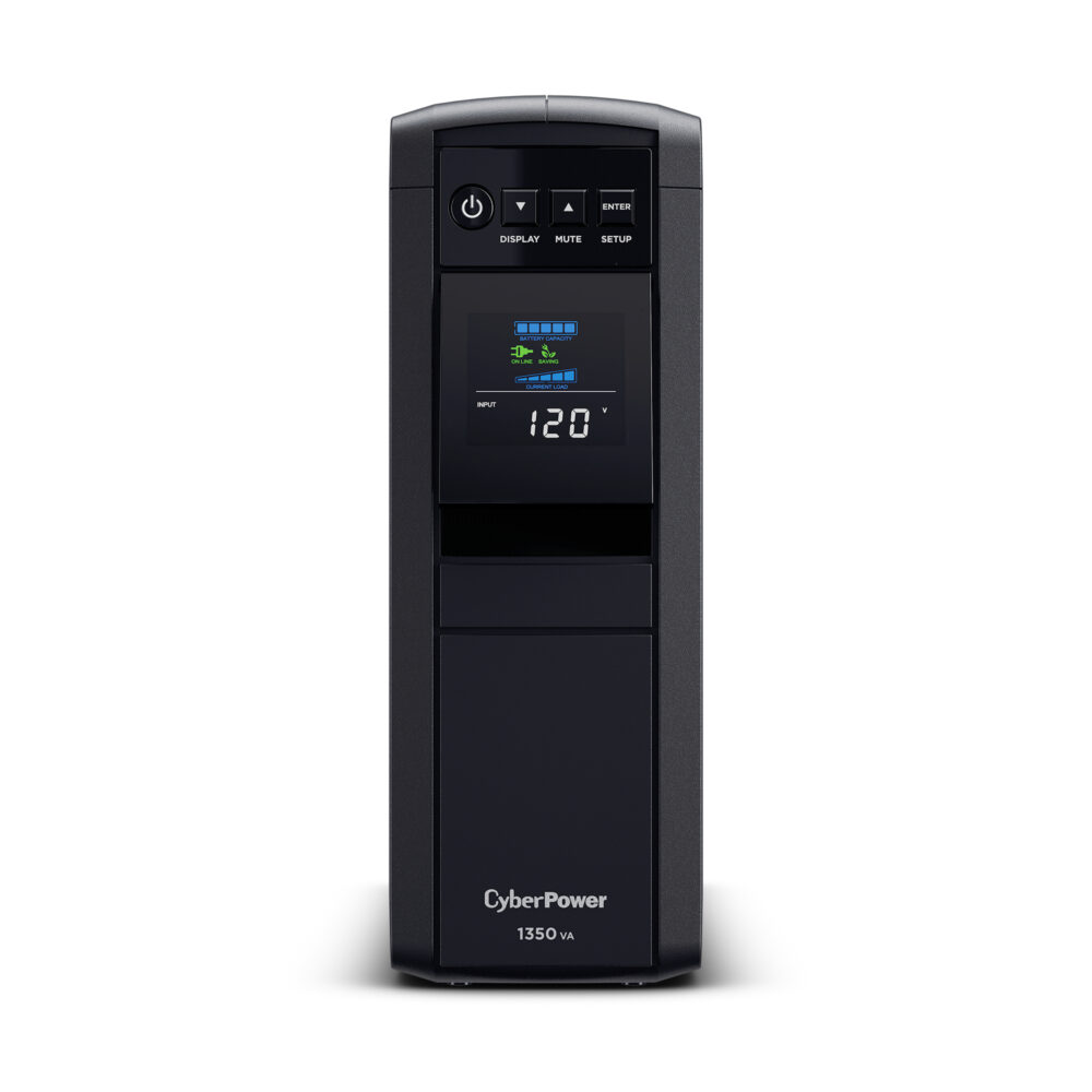 Alternative view of CYBERPOWER UPS Intelligent CP1600EPFCLCD Line Interactive APFC LCD 1600VA
