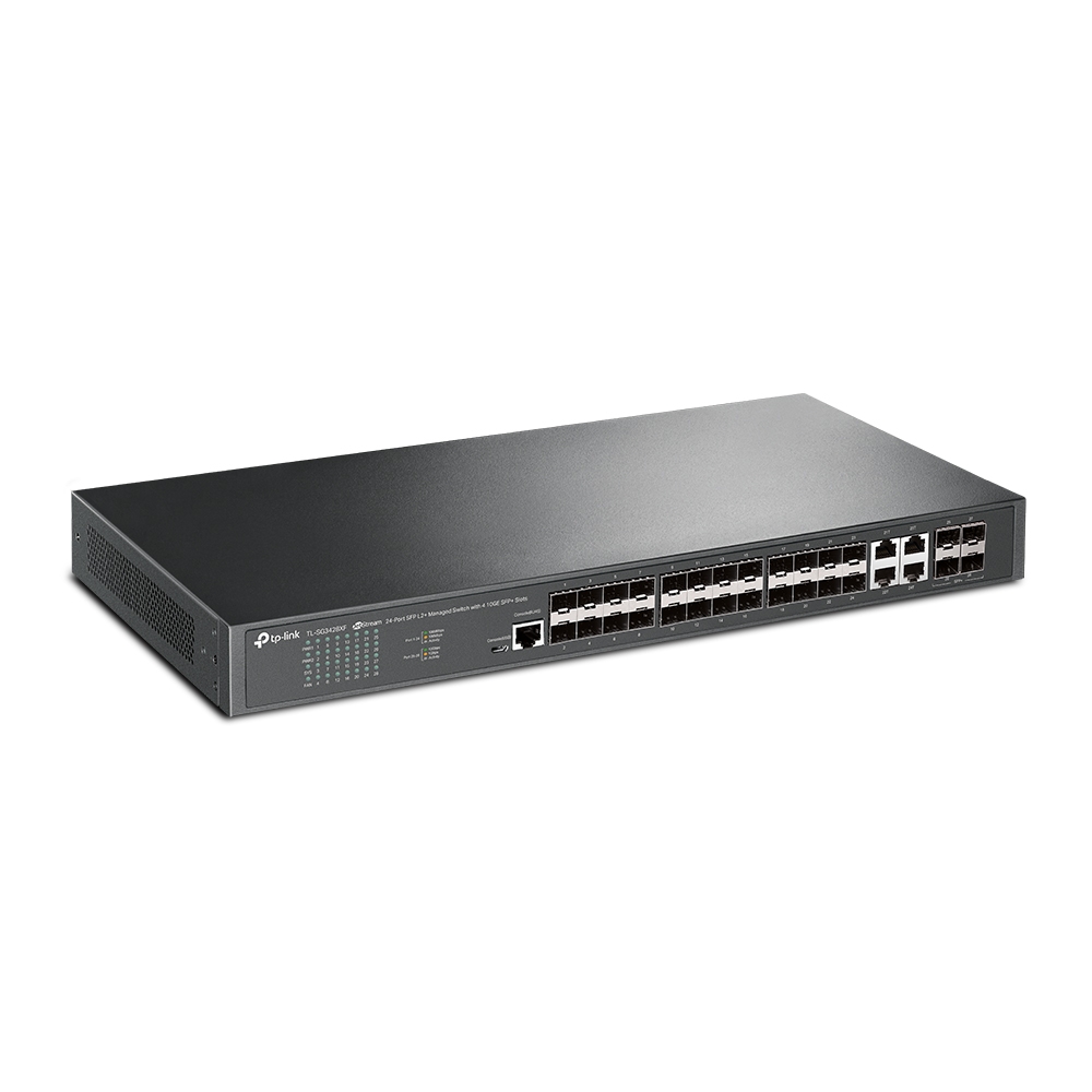 Alternative view of TP-LINK Switch TL-SG3428XF 24-Port SFP