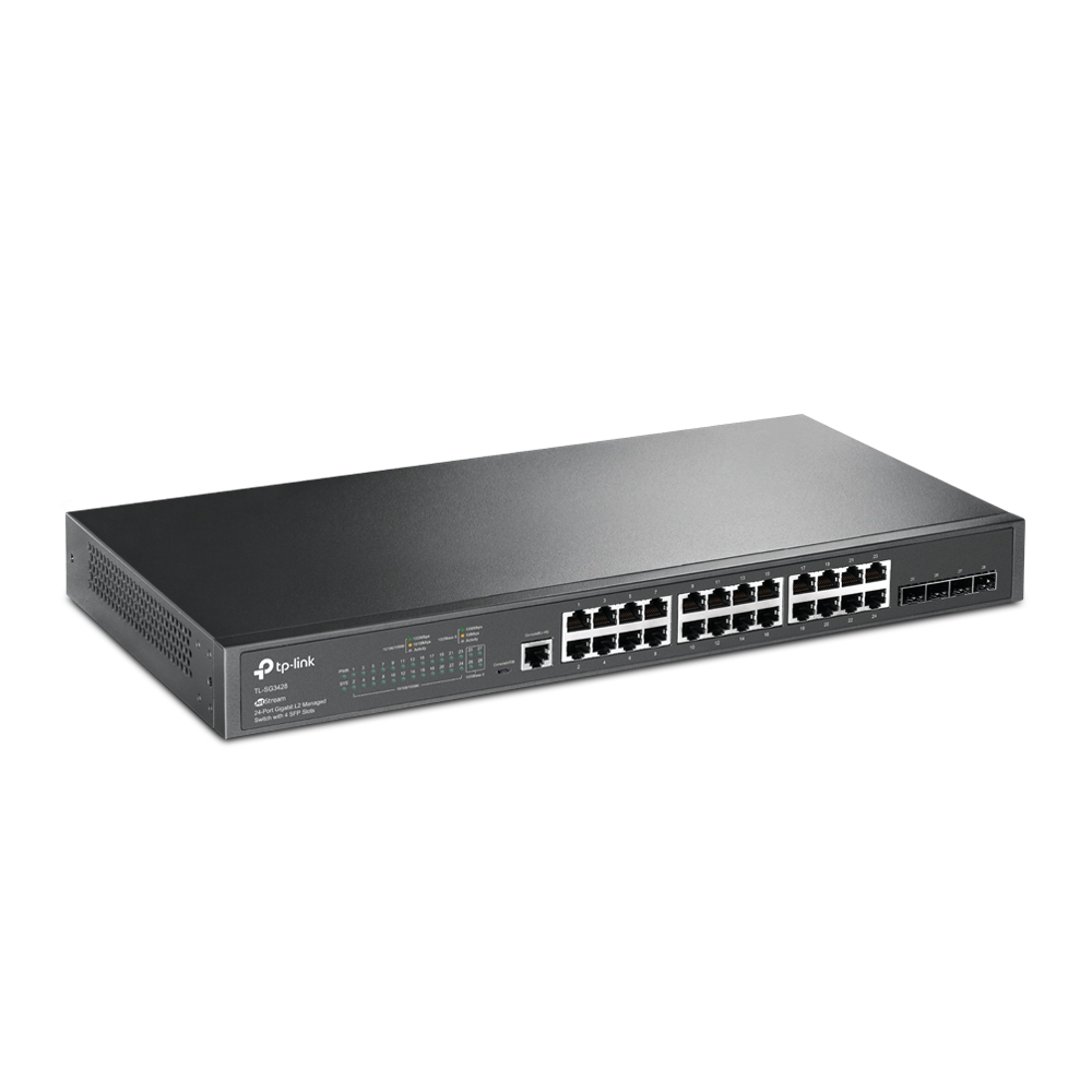 Alternative view of TP-LINK TL-SG3428 Managed Switch