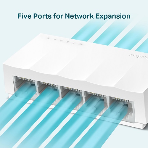 TP-LINK LS1005 5-PORT 10/100 DESKTOP SWITCH PL - Image 3