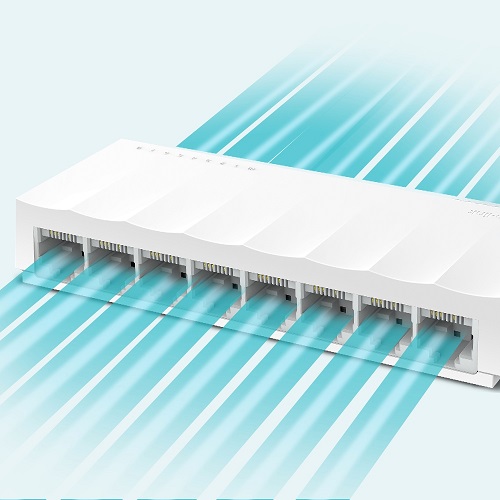 TP-LINK LS1008 8-PORT 10/100 DESKTOP SWITCH PL - Image 5