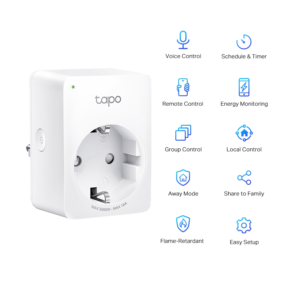 Alternative view of TP-LINK TAPO P110 MINI SMART PLUG WIFI 2 PACK