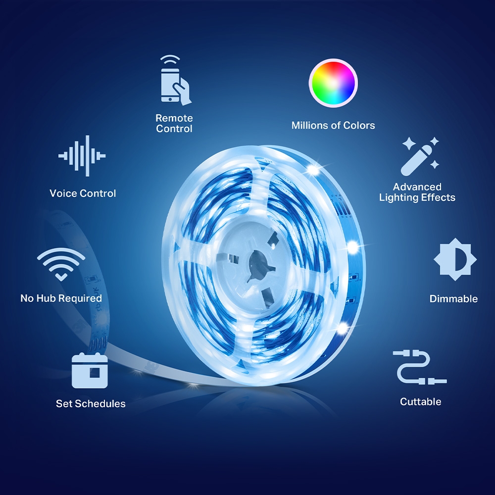 Alternative view of TP-LINK TAPO L900-5 SMART WIFI LED STRIP RGB 5M