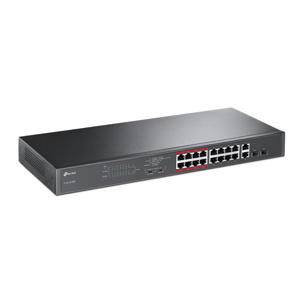 Alternative view of TP-LINK SWITCH TL-SL1218MP
