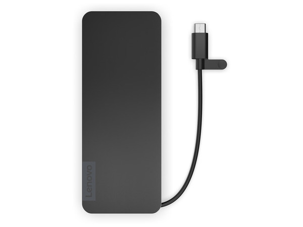 Alternative view of LENOVO USB-C Slim Travel Dock