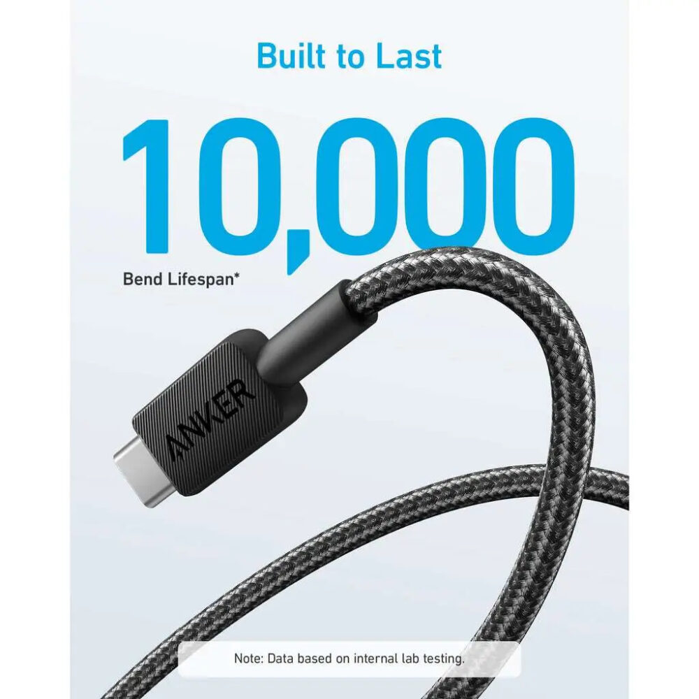 Alternative view of ANKER 322 USB-A to USB-C Cable 1.8m