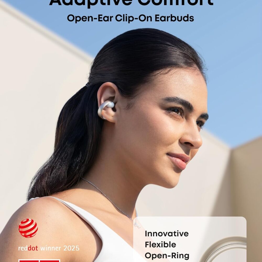 Alternative view of ANKER Soundcore BT earphones AeroClip Open Ear White
