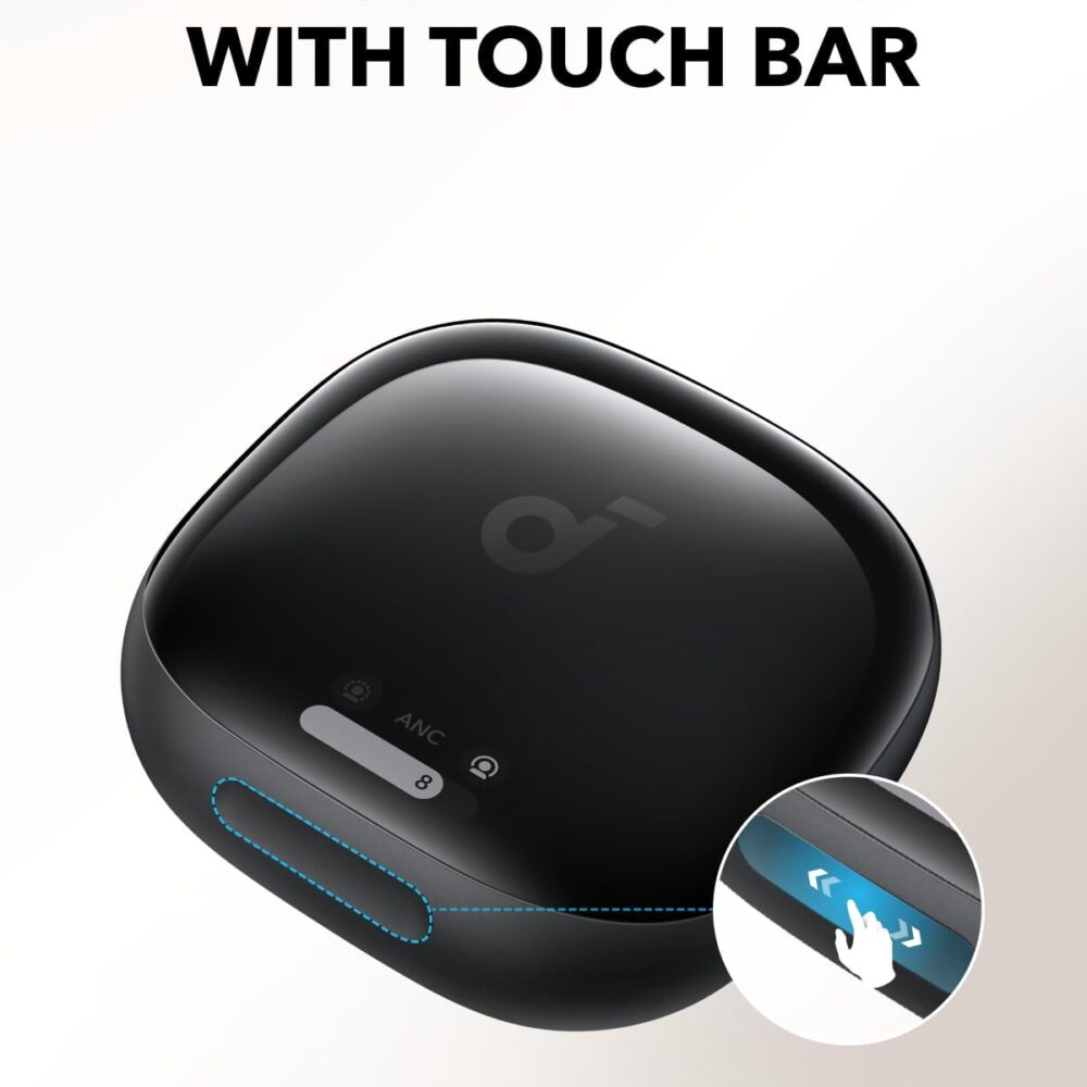 Alternative view of ANKER Soundcore Liberty 4 Pro TWS Earphones ANC Black