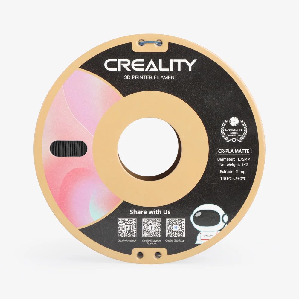Alternative view of CREALITY CR-PLA Matte Navy Blue, 3D Printer Filament 1 kg Spool,1.75mm (3301010298)