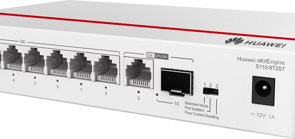 Alternative view of HUAWEI eKitEngine Switch S110-8T2ST Unmanaged