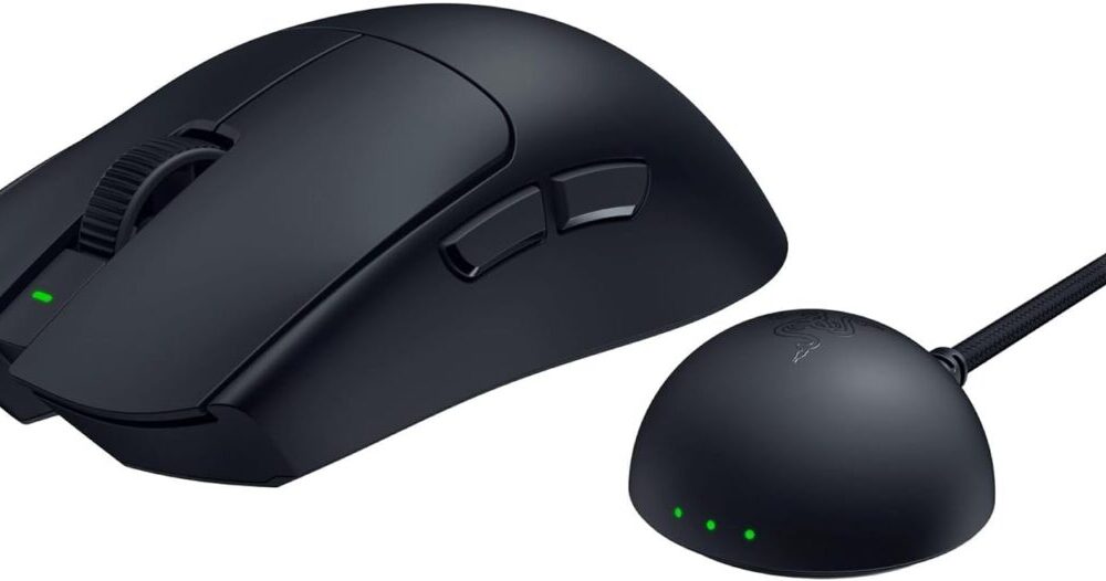 Alternative view of Razer VIPER V4 PRO Black – Wireless Gaming Mouse – 49g – 8K Polling Rate – 50K DPI – 180h Battery