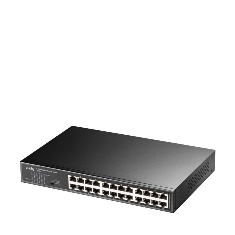 Alternative view of CUDY Switch GS1024 24-Port Gigabit Unmanaged