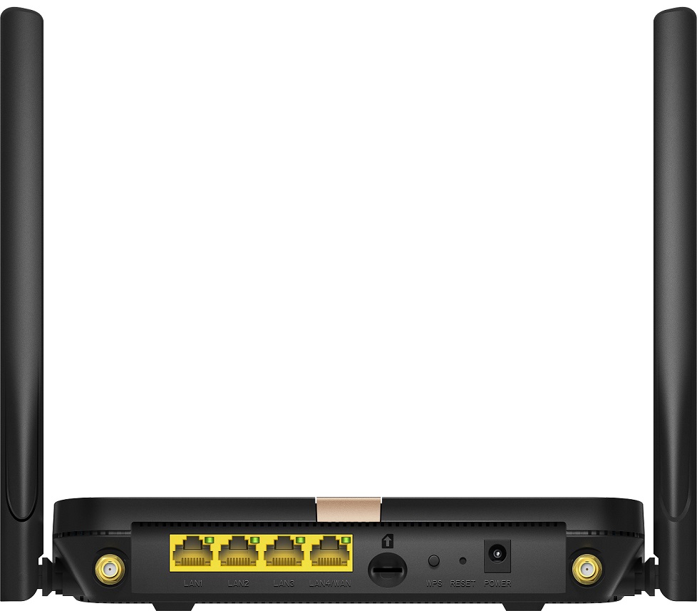 Alternative view of CUDY 4G Router LT500D AC1200 with Detachable Antennas