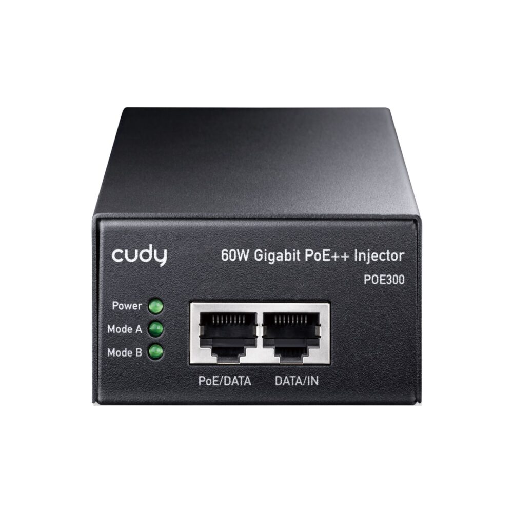 Alternative view of CUDY POE++ INJECTOR POE300 60W
