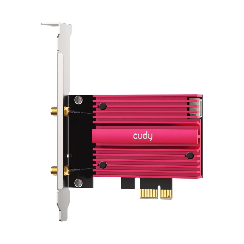 Alternative view of CUDY PCI-E Adapter WE4000 AX5400 Wi-Fi 6E Bluetooth 5.3