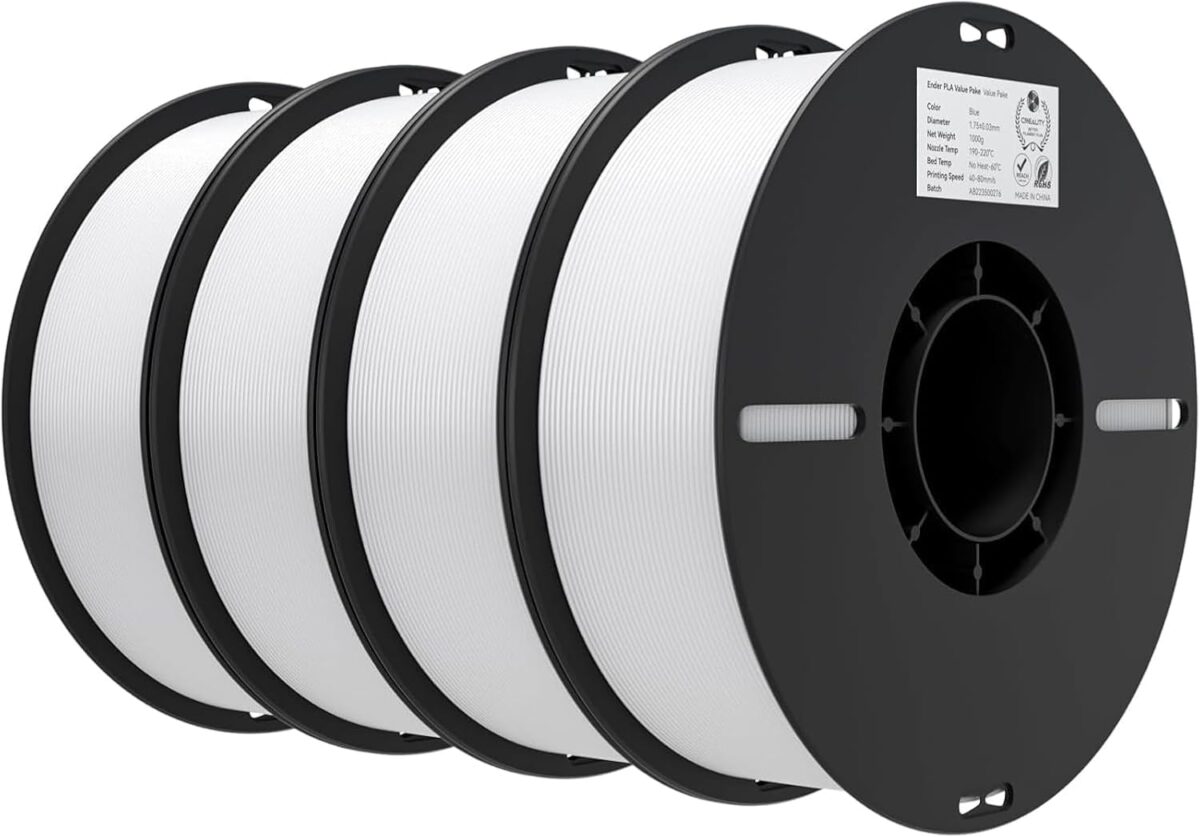 Creality EN-PLA Value Pack 4kg - 4 Χ White - Ender Filament 4kg 1.75 (3301010475)