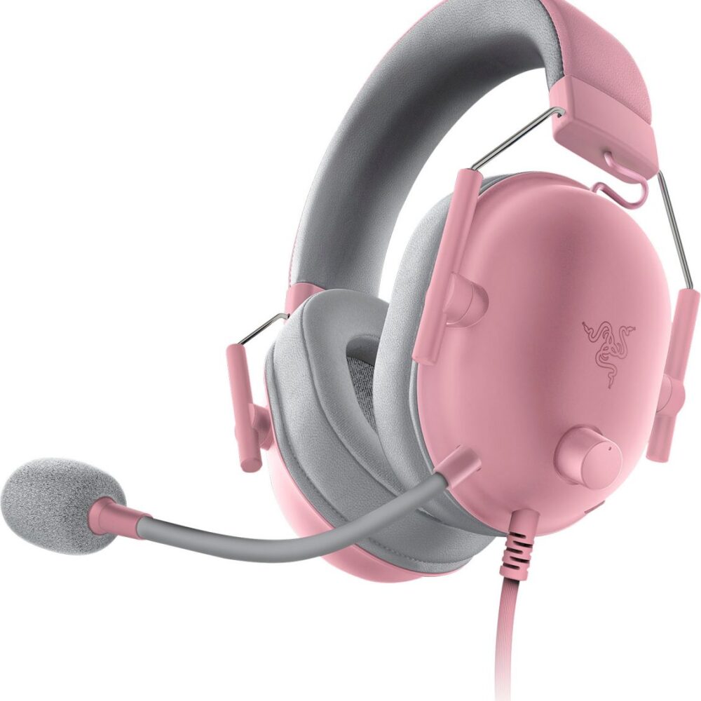 Alternative view of Razer BLACKSHARK V2 X QUARTZ - PINK - Gaming Headset - 7.1 - PC/PS4/PS5