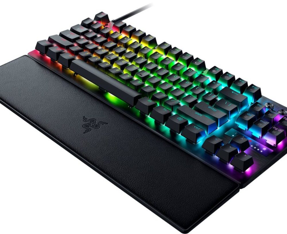Alternative view of Razer HUNTSMAN V3 PRO TENKEYLESS 8KHz ANALOG - 8K Polling Rate - RGB Optical Gaming Keyboard - Rapid