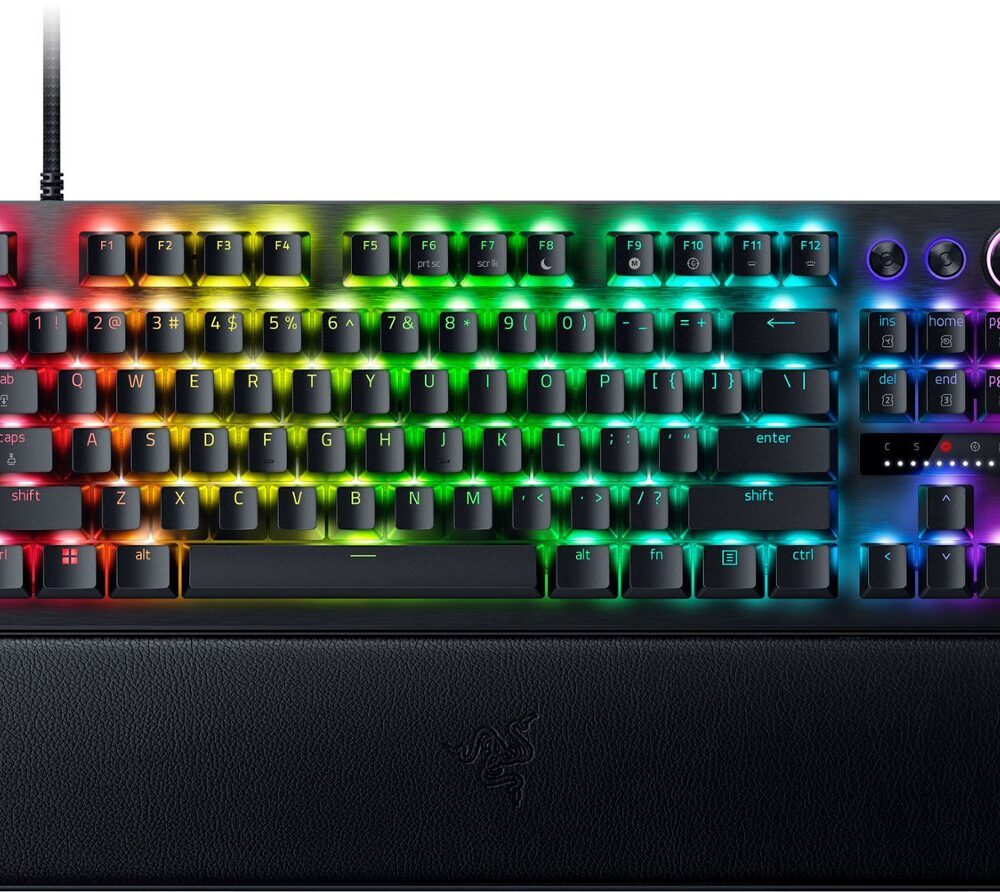 Razer HUNTSMAN V3 PRO TENKEYLESS 8KHz ANALOG - 8K Polling Rate - RGB Optical Gaming Keyboard - Rapid