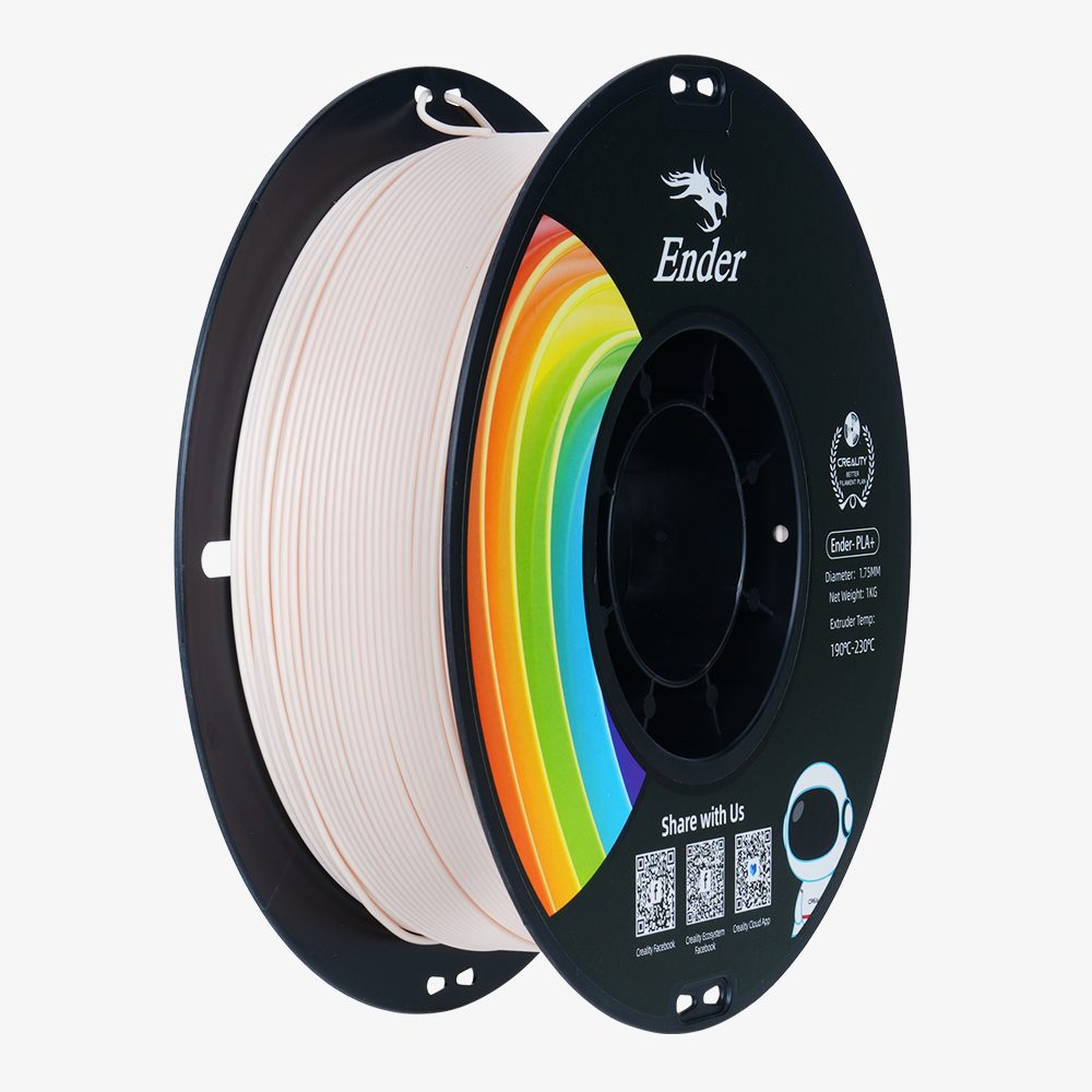 Creality EN-PLA+ Beige Ender 3D Printer Filament Strength 34MPA Bend 77MPa 1 kg Spool1.75