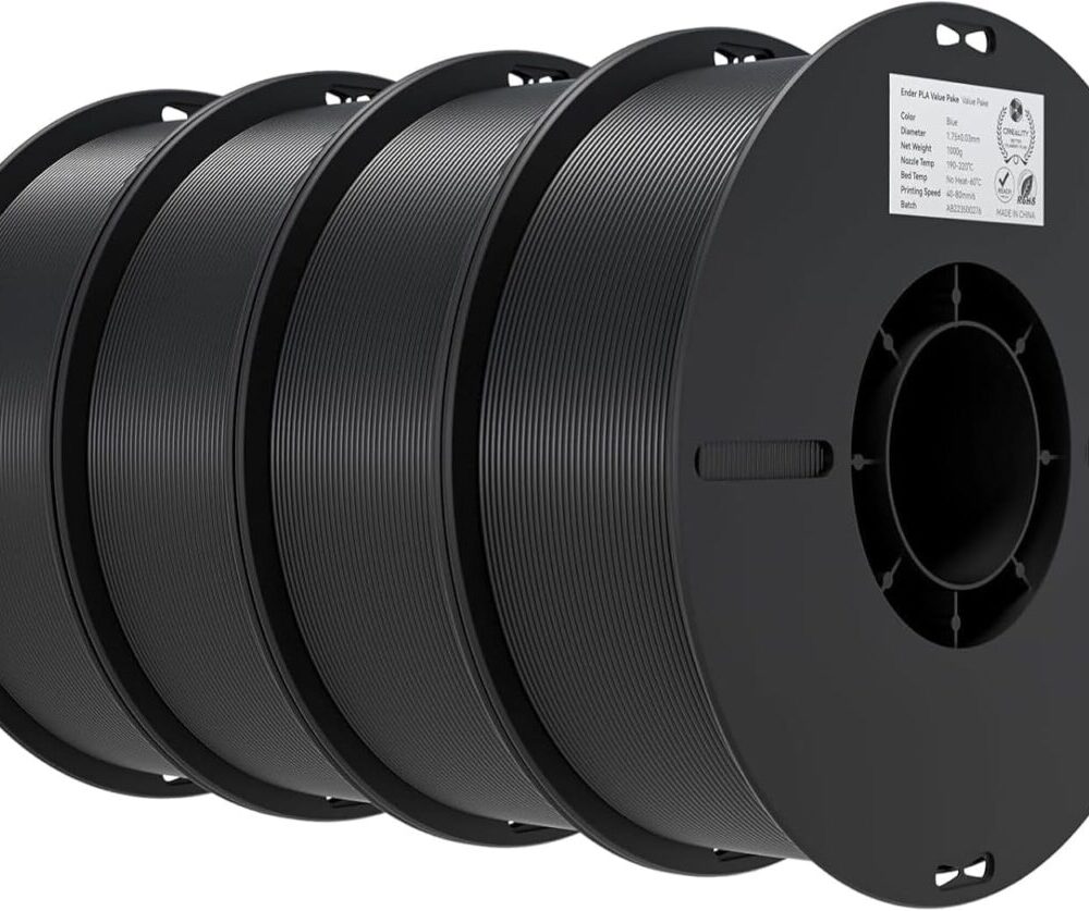 Creality EN-PLA Value Pack 4kg - 4 x Black - Ender Filament 4kg 1.75 (3301010476)