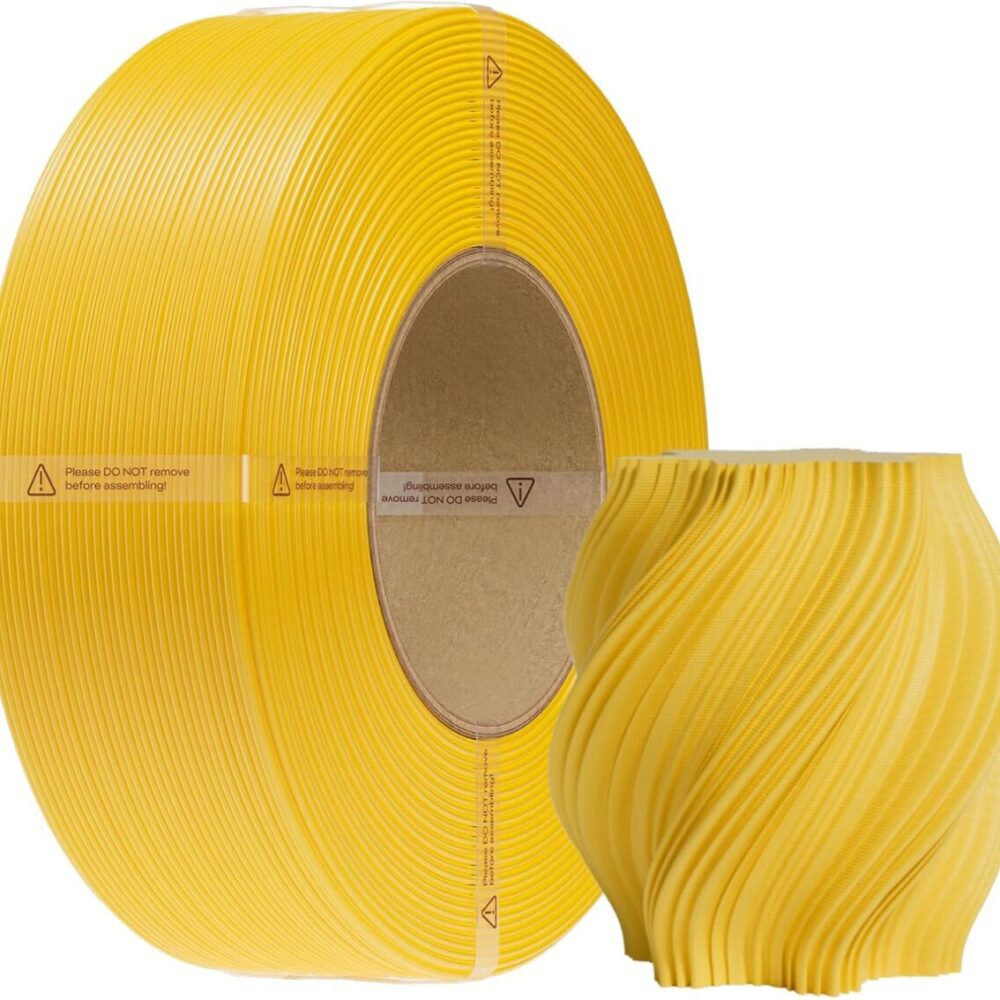 Creality CR-PETG Yellow - No Reel 3D Printer Filament, Hard Glossy, Tensile 49MPA, 1 kg Spool1.84